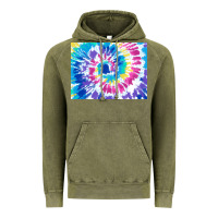 Vintage Olive tie dye background colourful leopard 2 3200x2400 Vintage Hoodie - AdoDesignShop