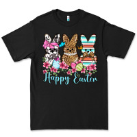 Black Happy Easter western peeps Premium Tee - OliviaCreatesArt
