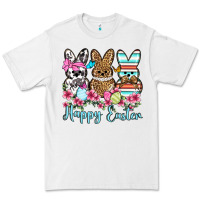 White Happy Easter western peeps Premium Tee - OliviaCreatesArt