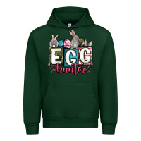 Forest Green Easter egg hunter Urban Hoodie - OliviaCreatesArt