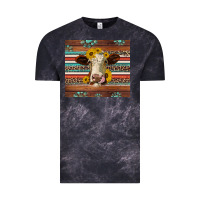 Cloud Black western sunflowers gemstone heifer Vintage Tee - Jasminsmagicworld