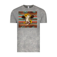 Cloud Rock western sunflowers gemstone heifer Vintage Tee - Jasminsmagicworld