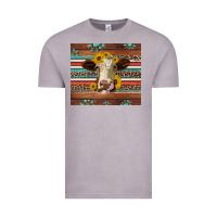 Vintage Zinc western sunflowers gemstone heifer Vintage Tee - Jasminsmagicworld