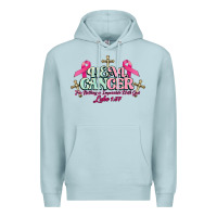 Blue Mist Heal Cancer Luke 1:37 cross Cancer Awareness Premium Hoodie - HowdyJamesFarm