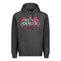 Charcoal Heather Heal Cancer Luke 1:37 cross Cancer Awareness Premium Hoodie - HowdyJamesFarm