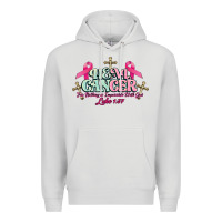 Dove Grey Heal Cancer Luke 1:37 cross Cancer Awareness Premium Hoodie - HowdyJamesFarm