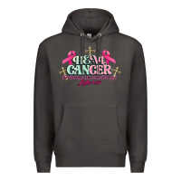 Smoke Heal Cancer Luke 1:37 cross Cancer Awareness Premium Hoodie - HowdyJamesFarm