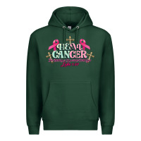 Sports Green Heal Cancer Luke 1:37 cross Cancer Awareness Premium Hoodie - HowdyJamesFarm