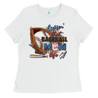 Livin' That Baseball Mom Life Ladies Tee | Teevron