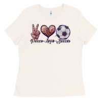 Bone peace love soccer Ladies Tee - JahusDesignShop
