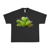Pigment Black desert prickly pear cactus Urban Heavy Tee - LillyAllenDesigns
