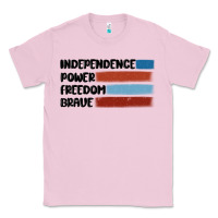 Bubblegum Pink indepence power freedom brave Classic Tee - MaliasSmallBusiness