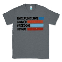 Charcoal Heather indepence power freedom brave Classic Tee - MaliasSmallBusiness