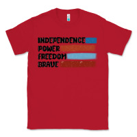 Red indepence power freedom brave Classic Tee - MaliasSmallBusiness
