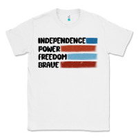 White indepence power freedom brave Classic Tee - MaliasSmallBusiness