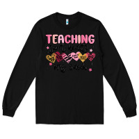 Black teaching sweet hearts Long Sleeve Tee - MaliasSmallBusiness