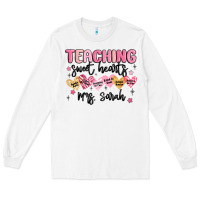 White teaching sweet hearts Long Sleeve Tee - MaliasSmallBusiness