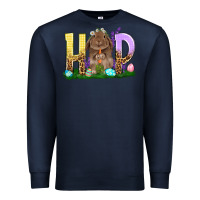 Navy Hop rabbit Premium Sweatshirt - NancyCooperArtShop