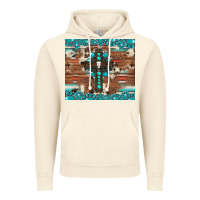 Vintage Artic gemstone and cross with cowhide Vintage Hoodie - Artiststas