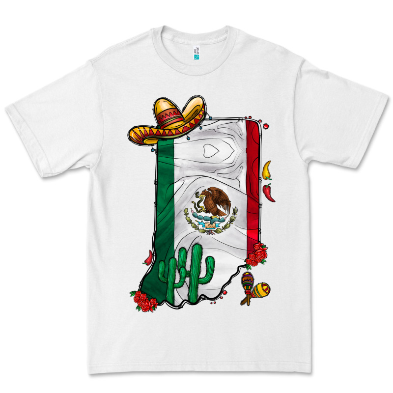 Mexican Indiana Premium Tee by CowhideDigitalArt | Teevron