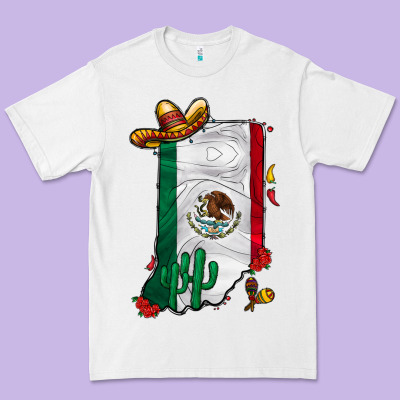 Mexican Indiana Premium Tee Designed By Cowhidedigitalart