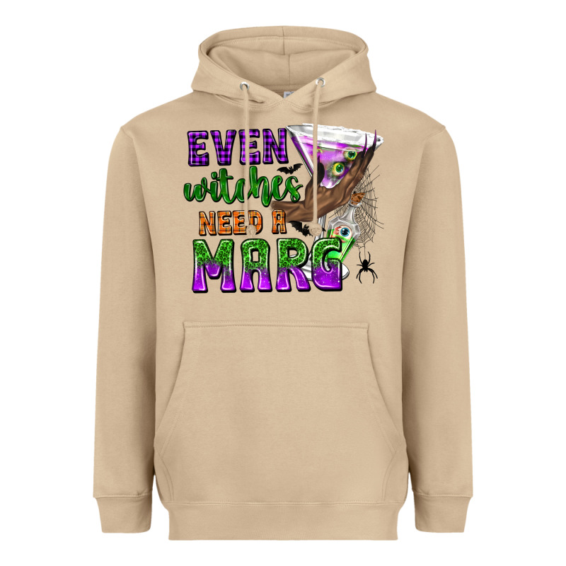 Even Witches Need A Marg Heavyweight Hoodie by texasbilliewilder | Teevron