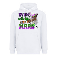 White Even Witches Need a Marg Heavyweight Hoodie - texasbilliewilder