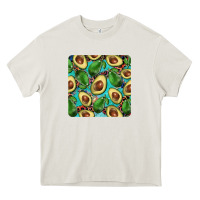Avacado With Turquoise And Leopard Background Mug Coaster Heavy Core Tee | Teevron