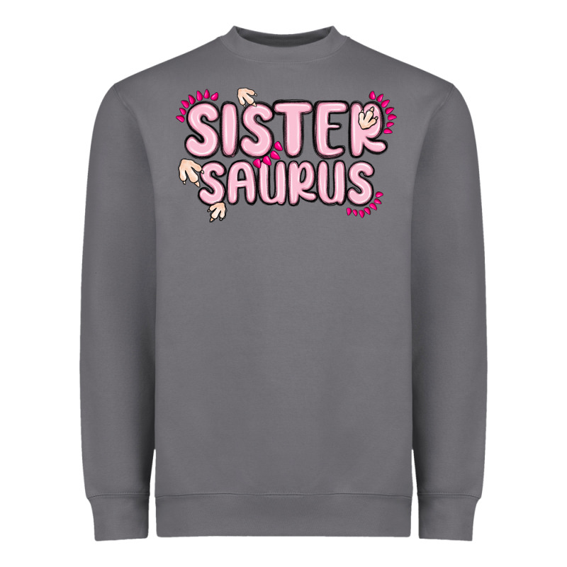 Sister Saurus Heavyweight Sweatshirt by MaliasSmallBusiness | Teevron