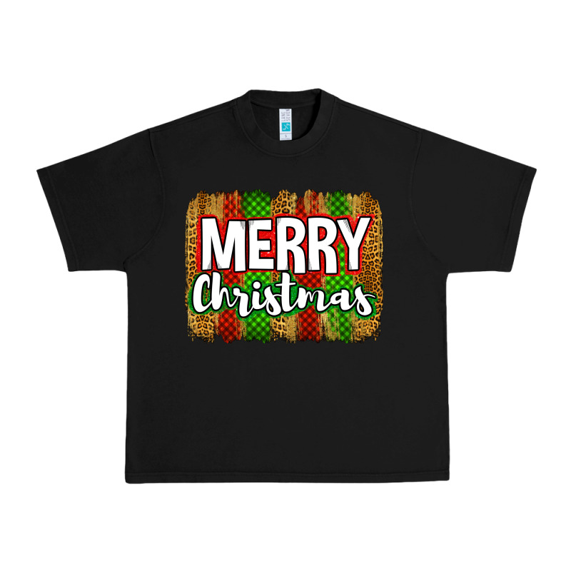 Merry Christmas Brushstroke Urban Heavy Tee by Jasminsmagicworld | Teevron