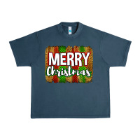 Midnight Navy merry christmas brushstroke Urban Heavy Tee - Jasminsmagicworld