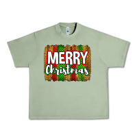 Oil Green merry christmas brushstroke Urban Heavy Tee - Jasminsmagicworld