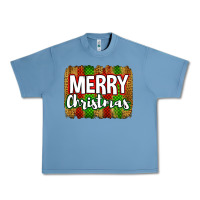 Pebble Blue merry christmas brushstroke Urban Heavy Tee - Jasminsmagicworld