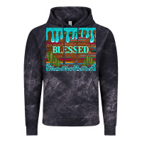 Cloud Black blessed annd cactus with gemstone tumbler Vintage Hoodie - Artiststas