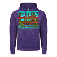 Cloud Purple blessed annd cactus with gemstone tumbler Vintage Hoodie - Artiststas