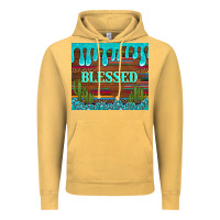 Vintage Mustard blessed annd cactus with gemstone tumbler Vintage Hoodie - Artiststas