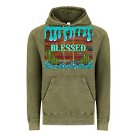 Vintage Olive blessed annd cactus with gemstone tumbler Vintage Hoodie - Artiststas