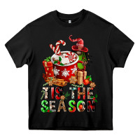 Black tis the season Heavy Core Tee - FaDigitalArtStudio