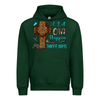 Forest Green Easter Day A lot can happen in three days Urban Hoodie - OliviaCreatesArt