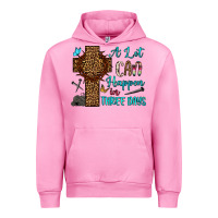 Fuchsia Pink Easter Day A lot can happen in three days Urban Hoodie - OliviaCreatesArt