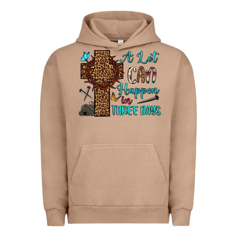 Easter Day A Lot Can Happen In Three Days Urban Hoodie by OliviaCreatesArt | Teevron