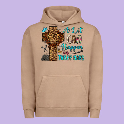 Easter Day A Lot Can Happen In Three Days Urban Hoodie Designed By Oliviacreatesart