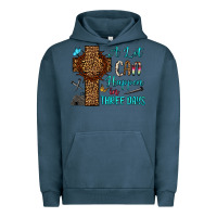 Pigment Midnight Navy Easter Day A lot can happen in three days Urban Hoodie - OliviaCreatesArt
