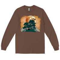 Chestnut wilderness leopard Long Sleeve Tee - MaliasSmallBusiness