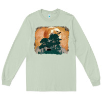 Matcha wilderness leopard Long Sleeve Tee - MaliasSmallBusiness
