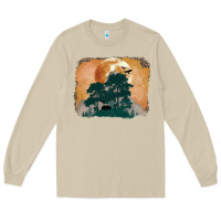 Mushroom wilderness leopard Long Sleeve Tee - MaliasSmallBusiness