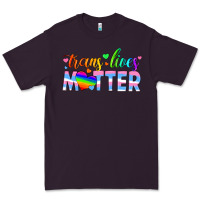 Plum trans lives matter Premium Tee - HRA Design Shop