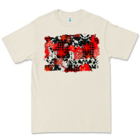 Bone western red cowhide winter background Premium Tee - AdoDesignShop