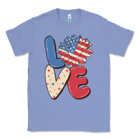 Colony Blue love 4th of july Classic Tee - MaliasSmallBusiness