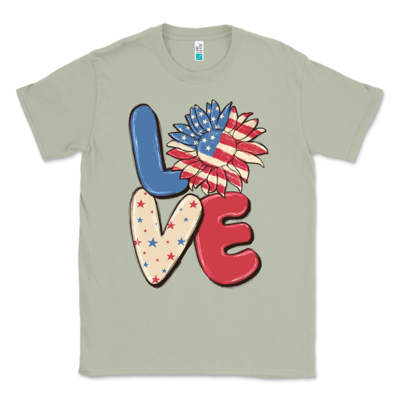 Love 4th Of July Classic Tee by MaliasSmallBusiness | Teevron